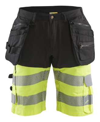 Shorts Blåkläder 15961811 - 60, Svart/Gul image